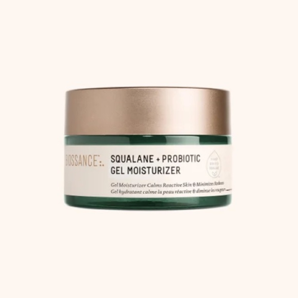 NEW IN BOX Biossance Squalane + Probiotic Gel Moisturizer ~ travel size ~ 15 ml